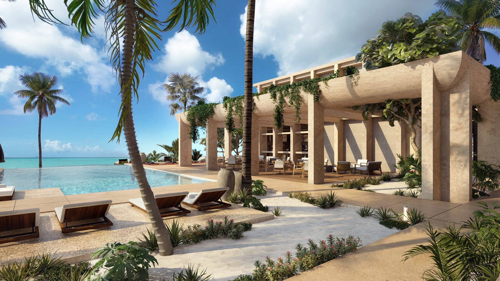 Boga Beach — bar corner view